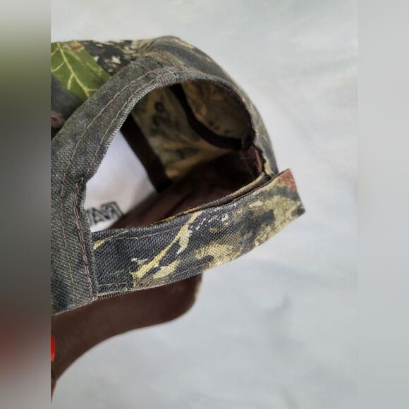 Vintage Rayovac Mossy Oak Camoflauge Velcro Back Baseball Cap - Picture 7 of 10